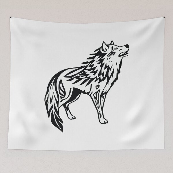 Item preview, Tribal Wolf designed and sold by Getup-clothing.