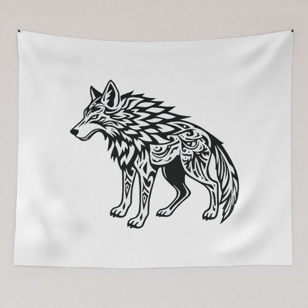 Item preview, Tribal Wolf designed and sold by Getup-clothing.
