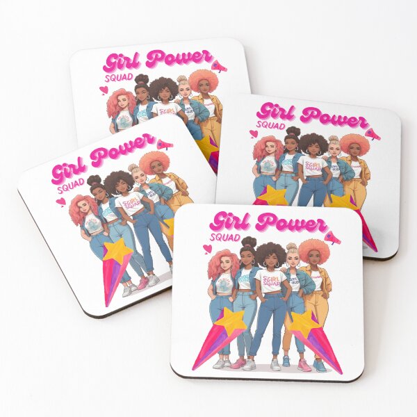 Item preview, Girl Power Squad: Unleash Your Strength designed and sold by ZerotwoStudio.