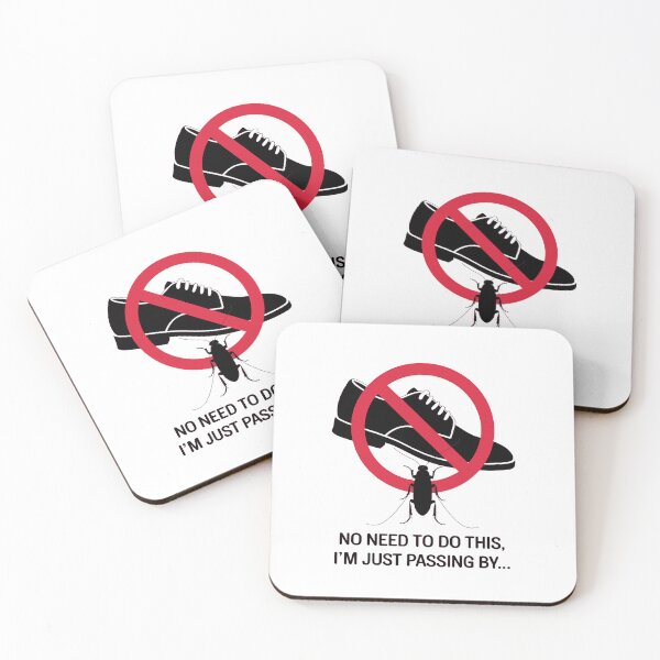 Item preview, No Need To Do This, I'm Just Passing By - Funny Bug Excuse designed and sold by GRABAPSHOP.