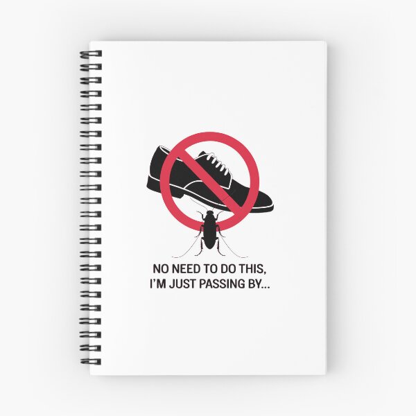 Item preview, No Need To Do This, I'm Just Passing By - Funny Bug Excuse designed and sold by GRABAPSHOP.