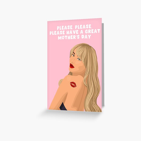Item preview, Mother's Day Card - Please Please Please Have A Great Mother's Day  designed and sold by HomeOfPinkPeach.