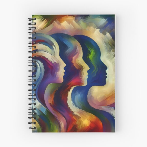 Item preview, Abstract Colorful Artistic Profiles  designed and sold by LCPcreations.