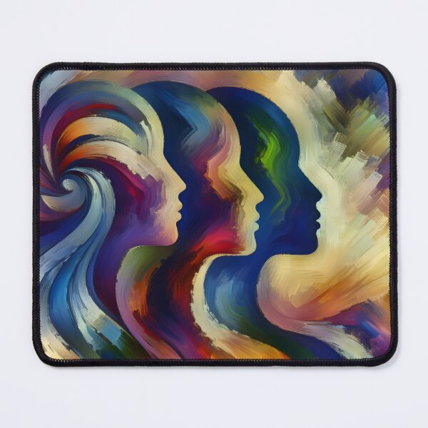 Item preview, Abstract Colorful Artistic Profiles  designed and sold by LCPcreations.