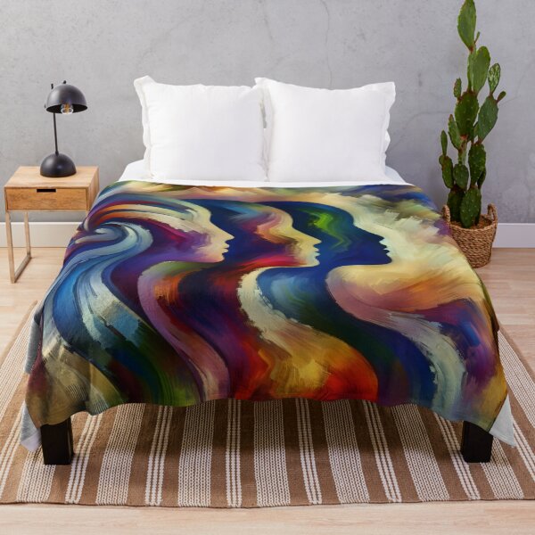 Item preview, Abstract Colorful Artistic Profiles  designed and sold by LCPcreations.