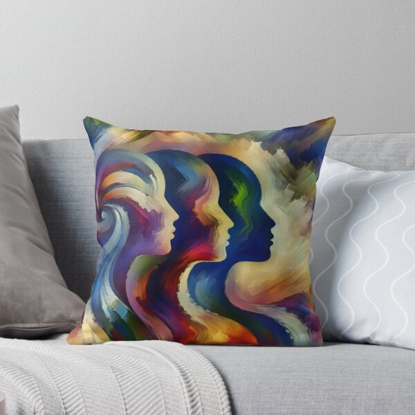 Item preview, Abstract Colorful Artistic Profiles  designed and sold by LCPcreations.