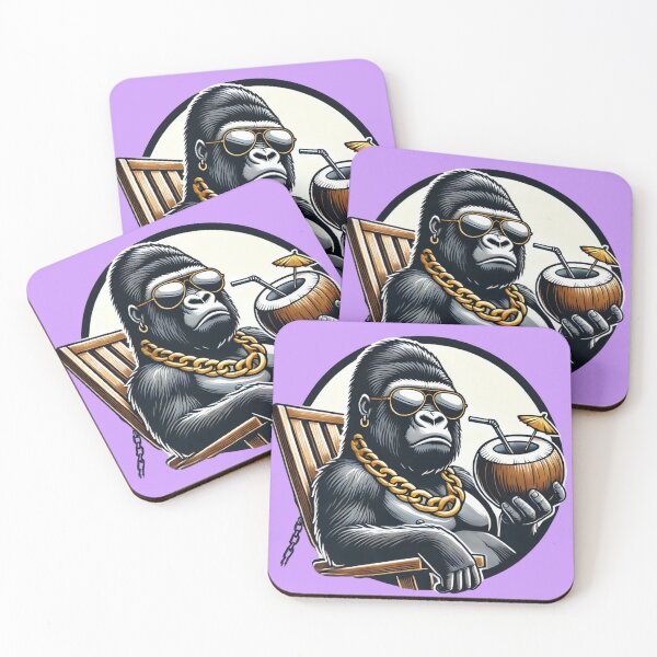 Item preview, Chill Gorilla - Cool Relaxing King of the Jungle designed and sold by Nauert's.