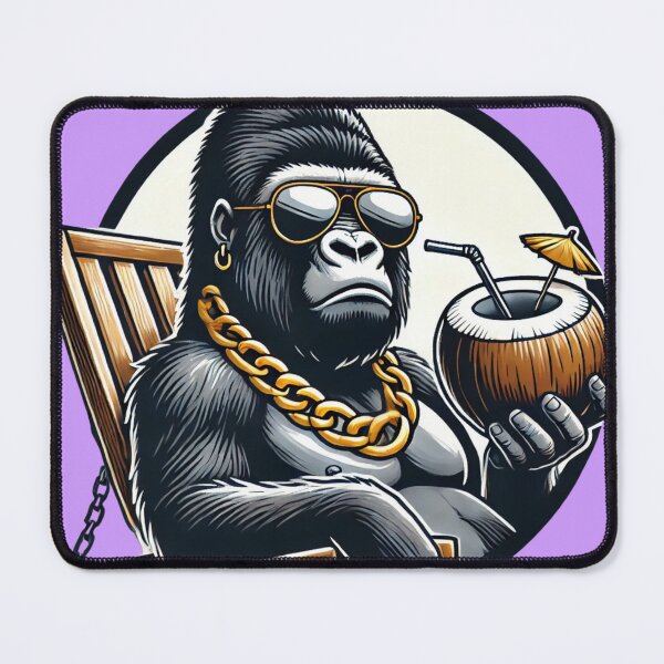 Item preview, Chill Gorilla - Cool Relaxing King of the Jungle designed and sold by Nauert's.