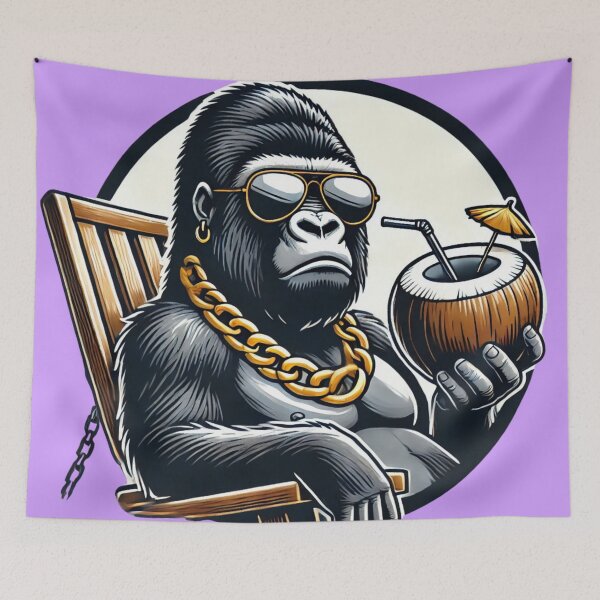 Item preview, Chill Gorilla - Cool Relaxing King of the Jungle designed and sold by Nauert's.