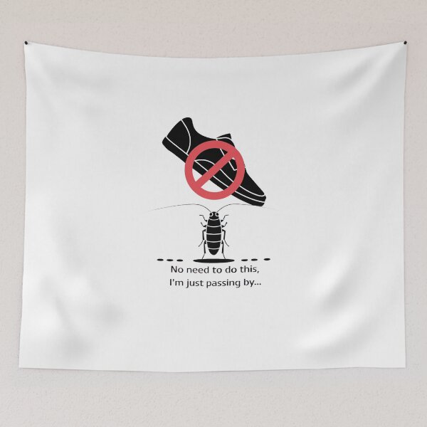 Item preview, No Need To Do This, I'm Just Passing By - Funny Bug Excuse designed and sold by GRABAPSHOP.