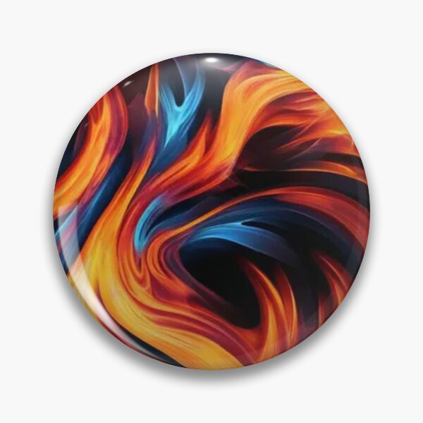 Item preview, Flames of Fury: A Fiery Pattern of Heat and Passion designed and sold by MaciejCraft.