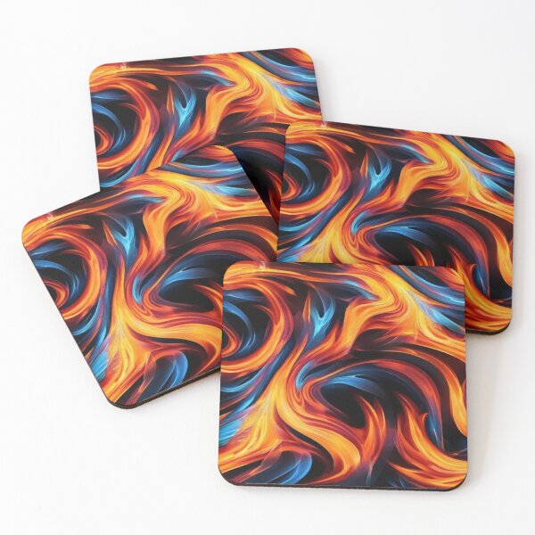 Item preview, Flames of Fury: A Fiery Pattern of Heat and Passion designed and sold by MaciejCraft.