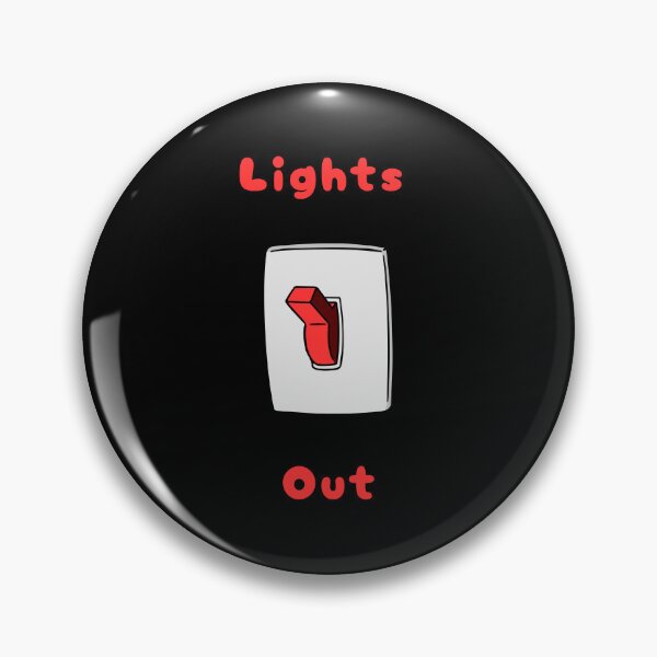 Item preview, Lights Out with Red Switch, Funny, Humorous  designed and sold by AASparksDesigns.