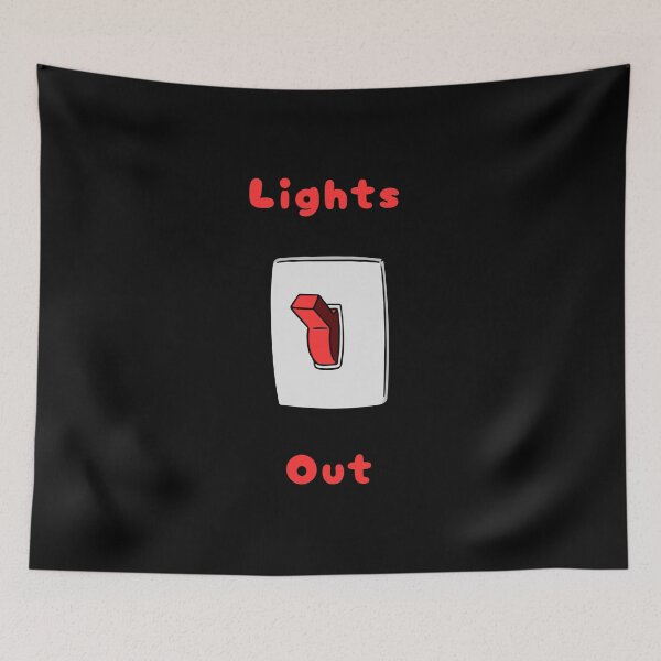 Item preview, Lights Out with Red Switch, Funny, Humorous  designed and sold by AASparksDesigns.