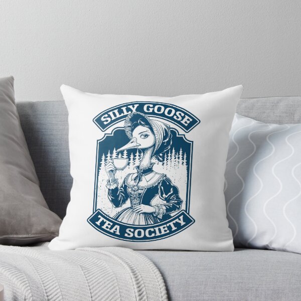 Item preview, Silly Goose Tea Society Funny Tea Lover Drinker Vintage Lady designed and sold by GrandeDuc.
