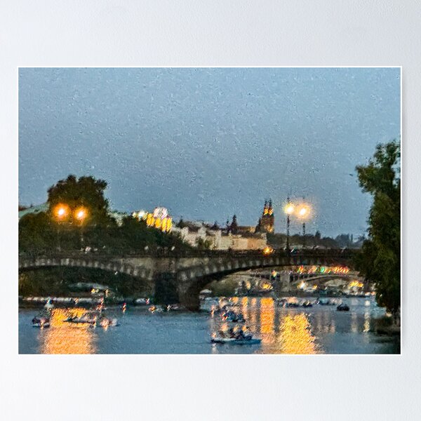 Item preview, Prague in a water painting style designed and sold by Vonklee.