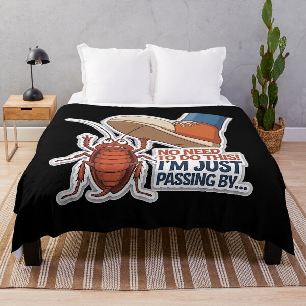 Item preview, No Need To Do This, I'm Just Passing By - Funny Bug Excuse designed and sold by GRABAPSHOP.