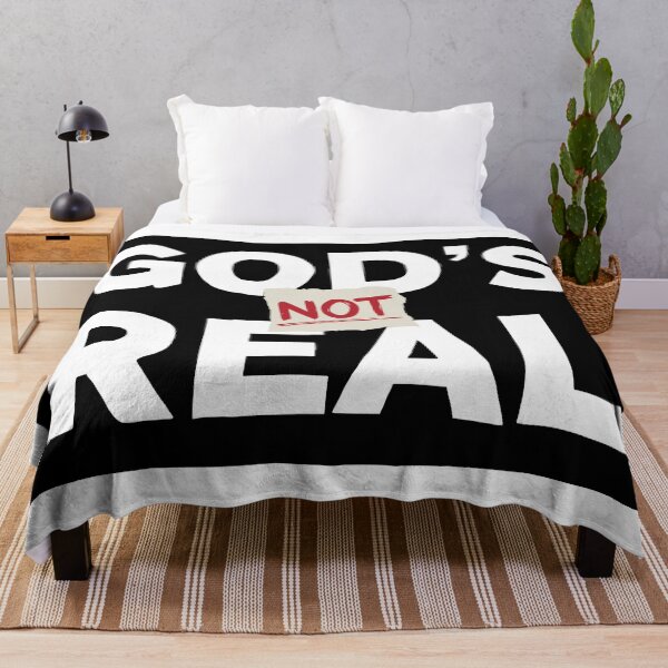 Item preview, God's Not Real designed and sold by Angry Swan Designs.