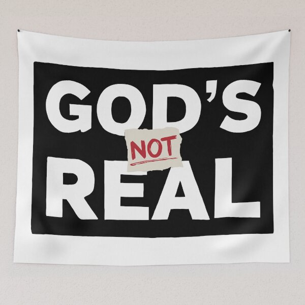 Item preview, God's Not Real designed and sold by Angry Swan Designs.