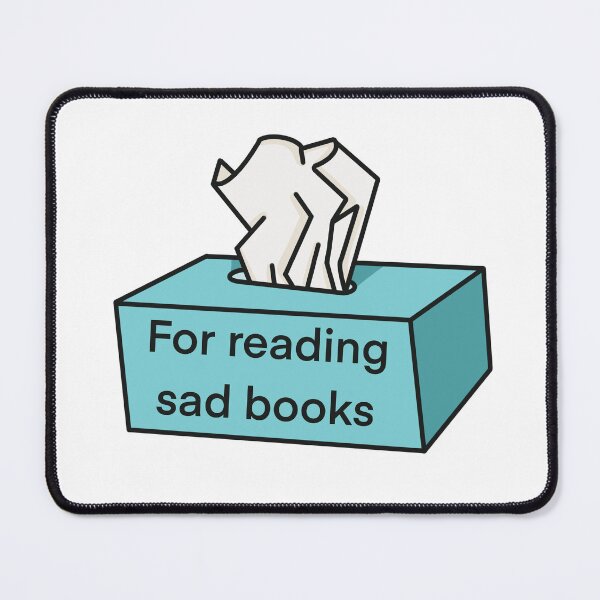 Item preview, Box of tissues for reading sad books designed and sold by Halcja.