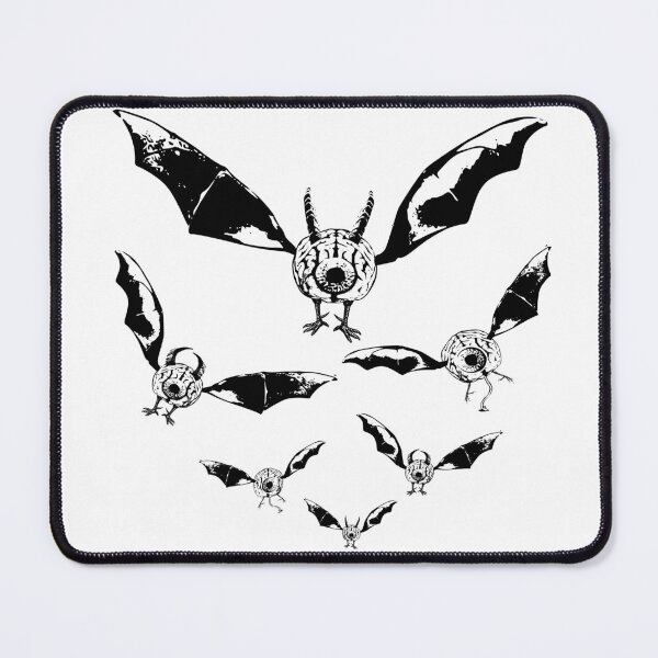Item preview, Flying brain monsters with eyes and horns designed and sold by Dziabacz13.