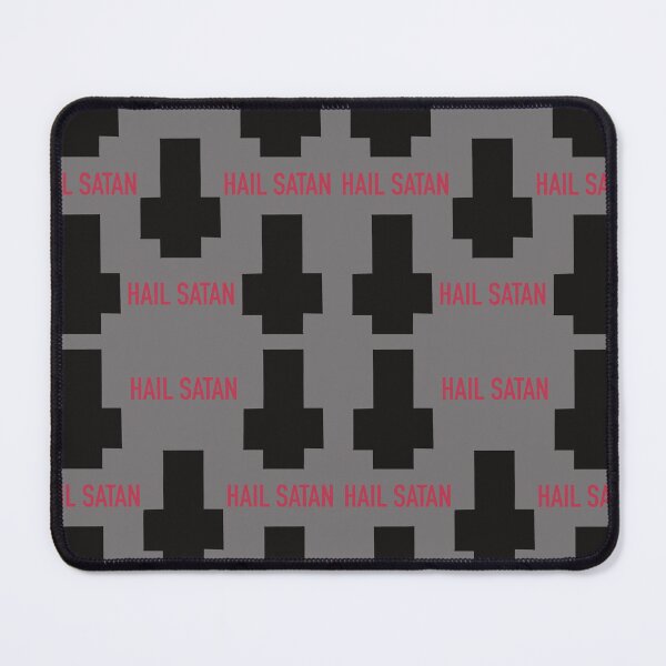 Item preview, Hail Satan Cross Pattern designed and sold by SleepyCadyCat.