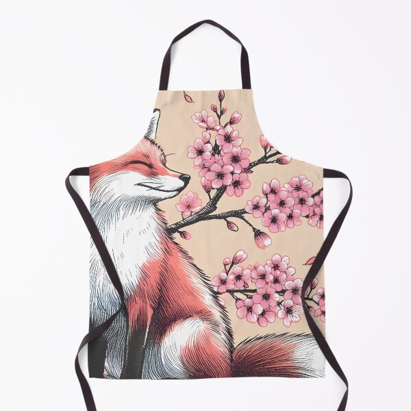 Item preview, Sakura Fox in Blooming Splendor designed and sold by inkNext.