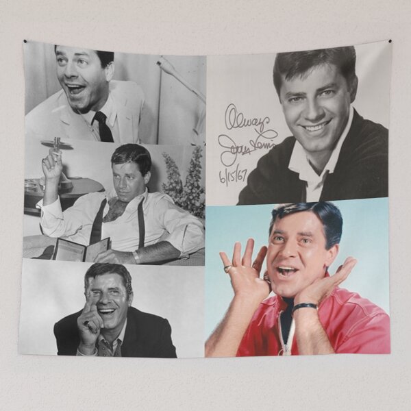 Item preview, Jerry Lewis Signed collage designed and sold by TribeMystic.