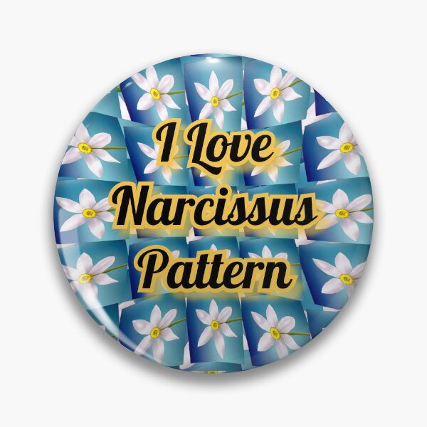 Item preview, White Narcissus Pattern designed and sold by Patternflower.