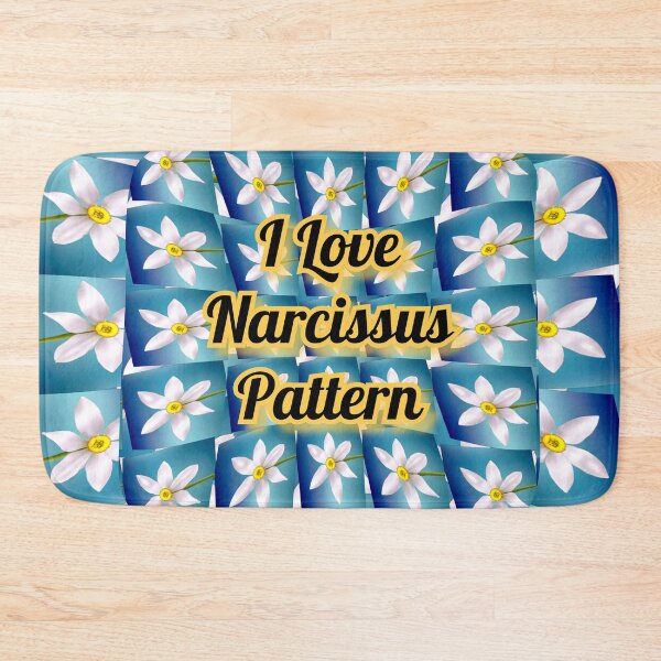 Item preview, White Narcissus Pattern designed and sold by Patternflower.