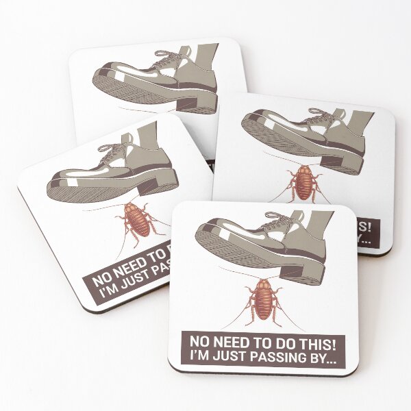 Item preview, No Need To Do This, I'm Just Passing By - Funny Bug Excuse designed and sold by GRABAPSHOP.