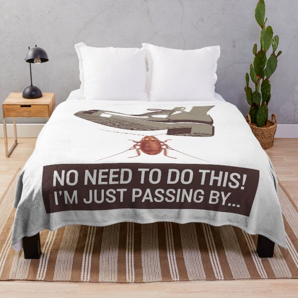 Item preview, No Need To Do This, I'm Just Passing By - Funny Bug Excuse designed and sold by GRABAPSHOP.