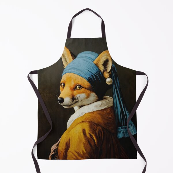 Item preview, The Fox with the Pearl Earring - Adaption from Jan Vermeer designed and sold by MysticMarble.