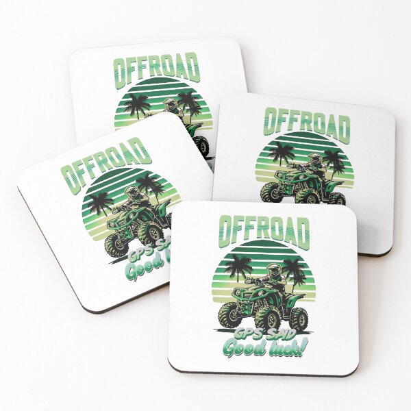 Item preview, Offroad Adventure Green Quad Sunset Escape designed and sold by SplashTastic.