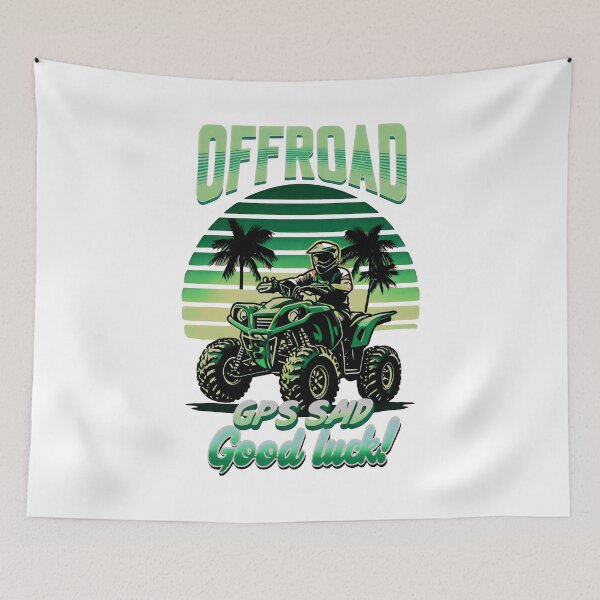 Item preview, Offroad Adventure Green Quad Sunset Escape designed and sold by SplashTastic.