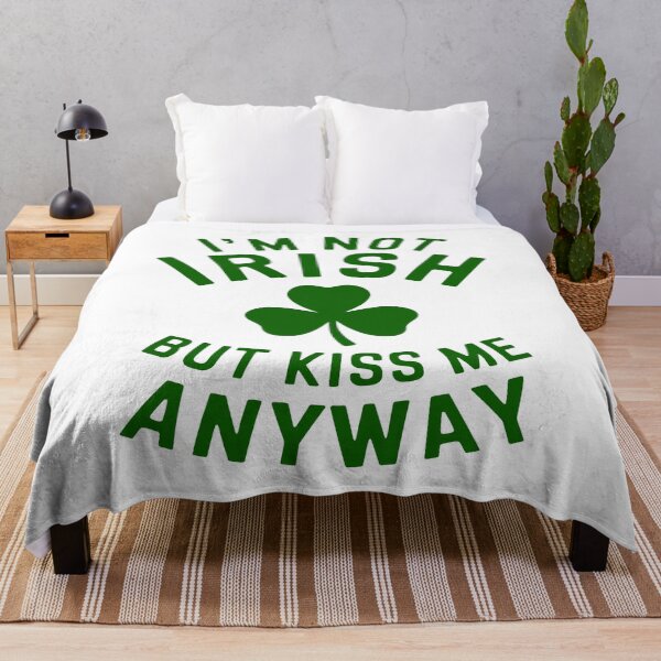 Item preview, I'm Not Irish. But Kiss Me Anyway designed and sold by Angry Swan Designs.
