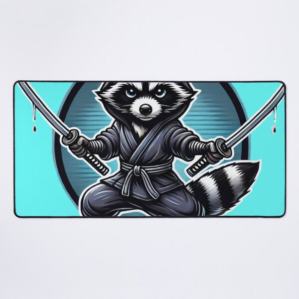 Item preview, Ninja Raccoon - Stealth Warrior Animal Art designed and sold by Nauert's.