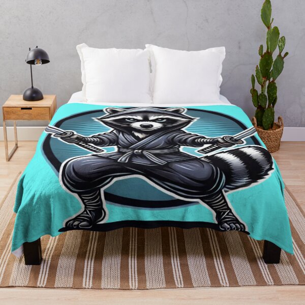 Item preview, Ninja Raccoon - Stealth Warrior Animal Art designed and sold by Nauert's.