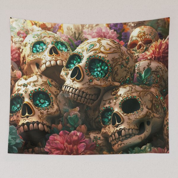 Item preview, Sugar Skull Fiesta designed and sold by MysticMarble.
