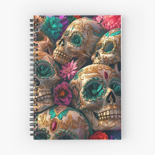 Item preview, Mystical Skull Floral Garden Nightgarden designed and sold by MysticMarble.