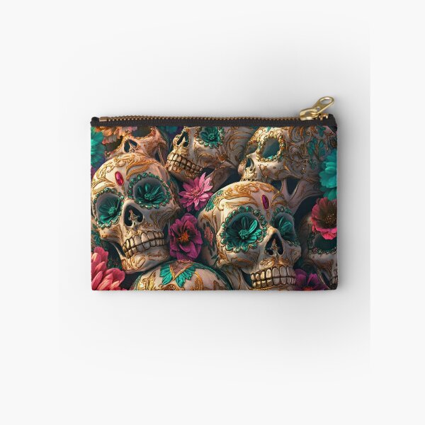 Item preview, Mystical Skull Floral Garden Nightgarden designed and sold by MysticMarble.