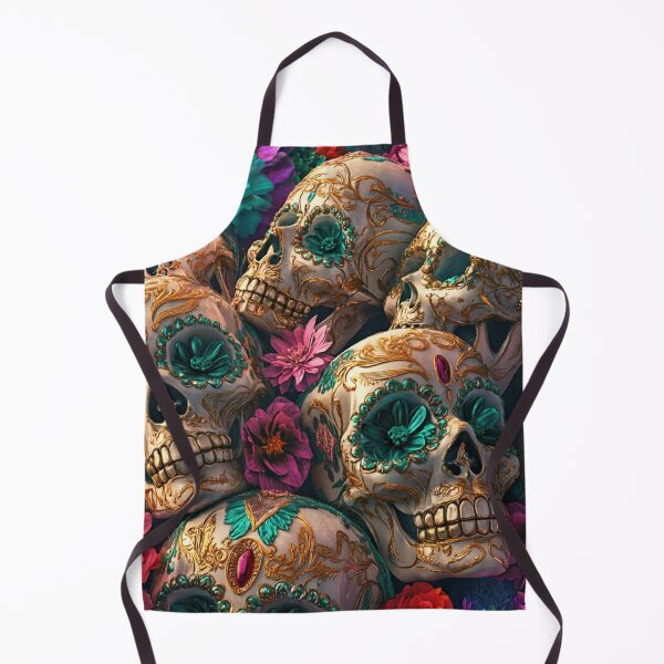 Item preview, Mystical Skull Floral Garden Nightgarden designed and sold by MysticMarble.