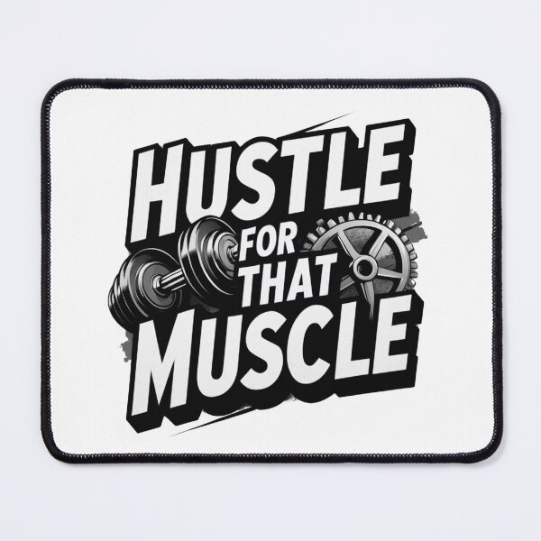 Item preview, Hustle for That Muscle – Motivational for Gymrats gift designed and sold by D1dymos.