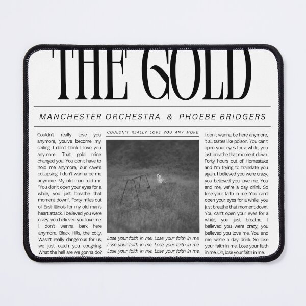 Item preview, The Gold Phoebe Bridgers Manchester Orchestra designed and sold by racheljanereads.