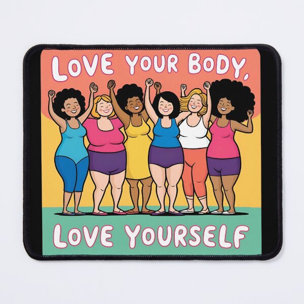 Item preview, Love your body-women's day designed and sold by Waseemkhan86.