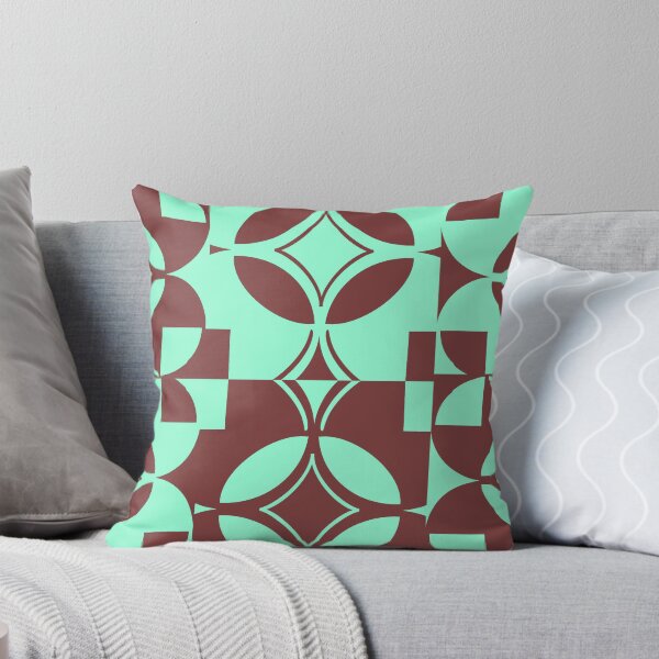 Item preview, Chocolate Mint Geometric Pattern designed and sold by donebyreena.