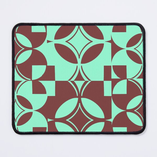 Item preview, Chocolate Mint Geometric Pattern designed and sold by donebyreena.