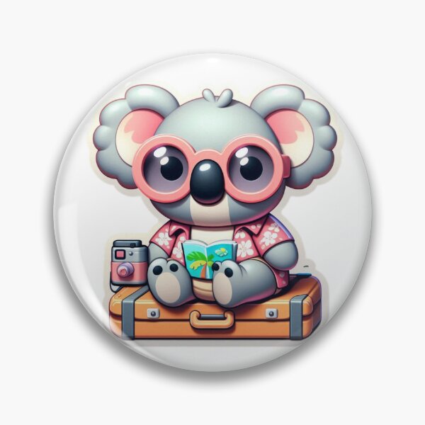 Item preview, Chubby Koala Travel Sticker  designed and sold by Main Street and Joy.