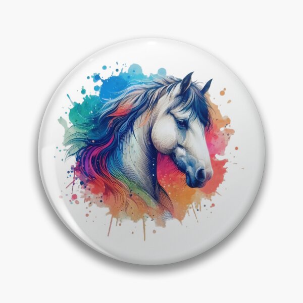 Item preview, A beautiful horse with a colorful background around designed and sold by Marcoshop10.