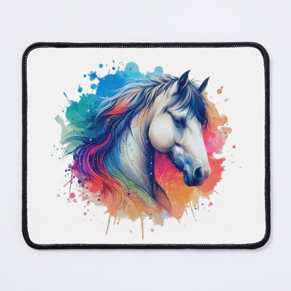 Item preview, A beautiful horse with a colorful background around designed and sold by Marcoshop10.